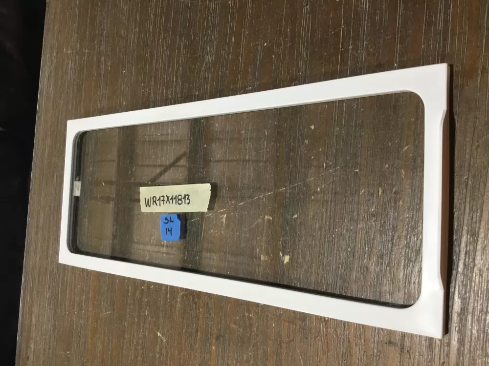 GE WR17X11813 Refrigerator Wine Cooler Glass Shelf  AZ57650 | SL14