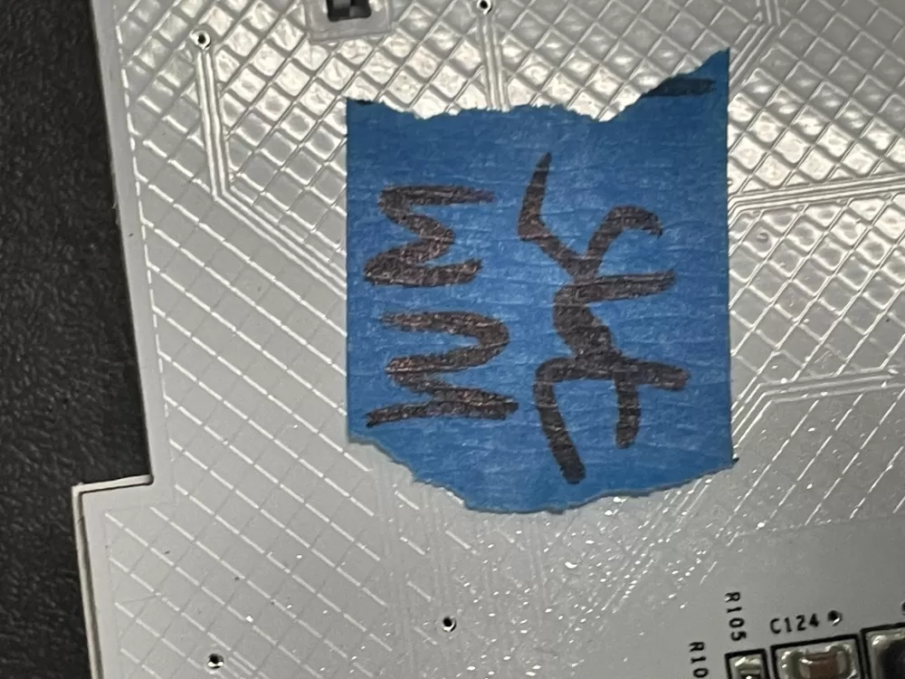 GE 308D1567G001 WH22X31164 Washer Control Board User Interface AZ19993 | WM795