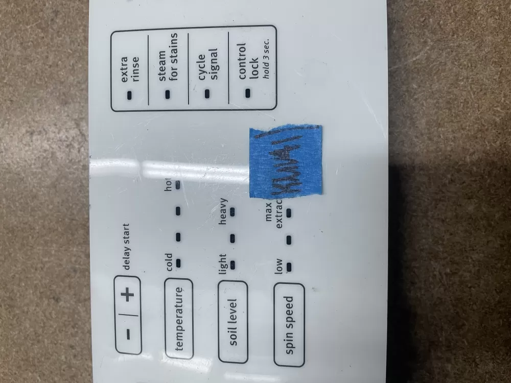 Maytag W10679028 W10825104 W10911040 Washer Control Panel AZ14145 | KMV41