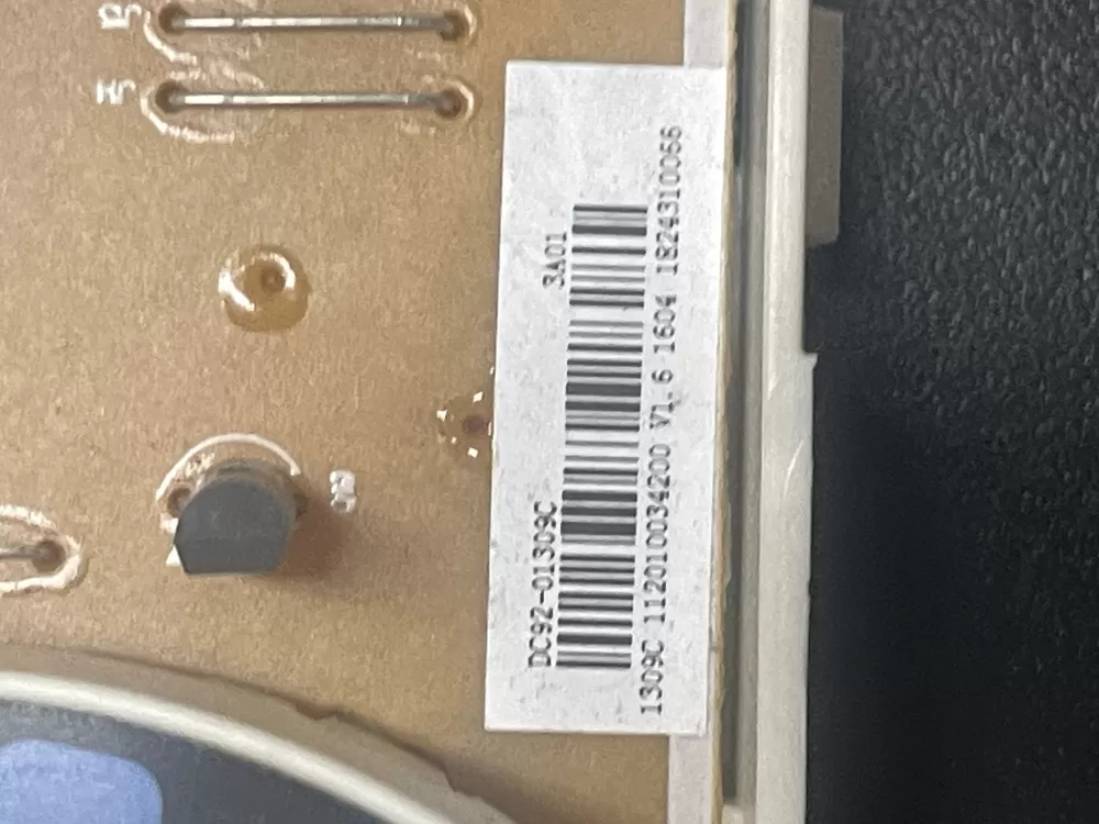 Samsung DC92 01309C Dryer Control Board AZ17344 | WMV94