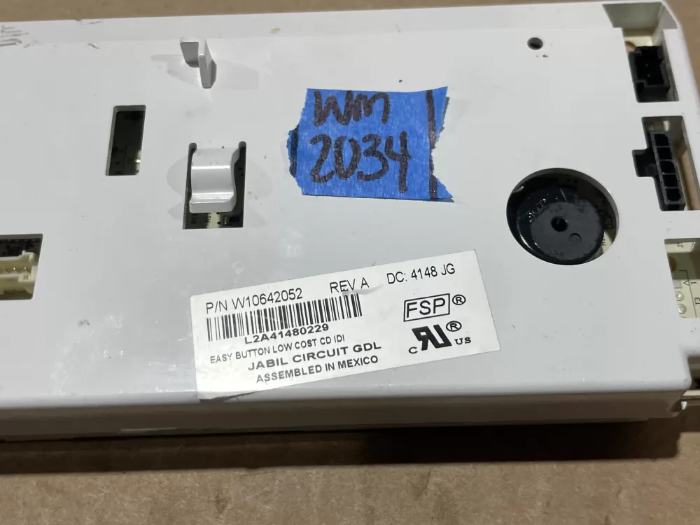 Kenmore WPW10642052 Refrigerator Control Board Dispenser AZ78766 | Wm2034