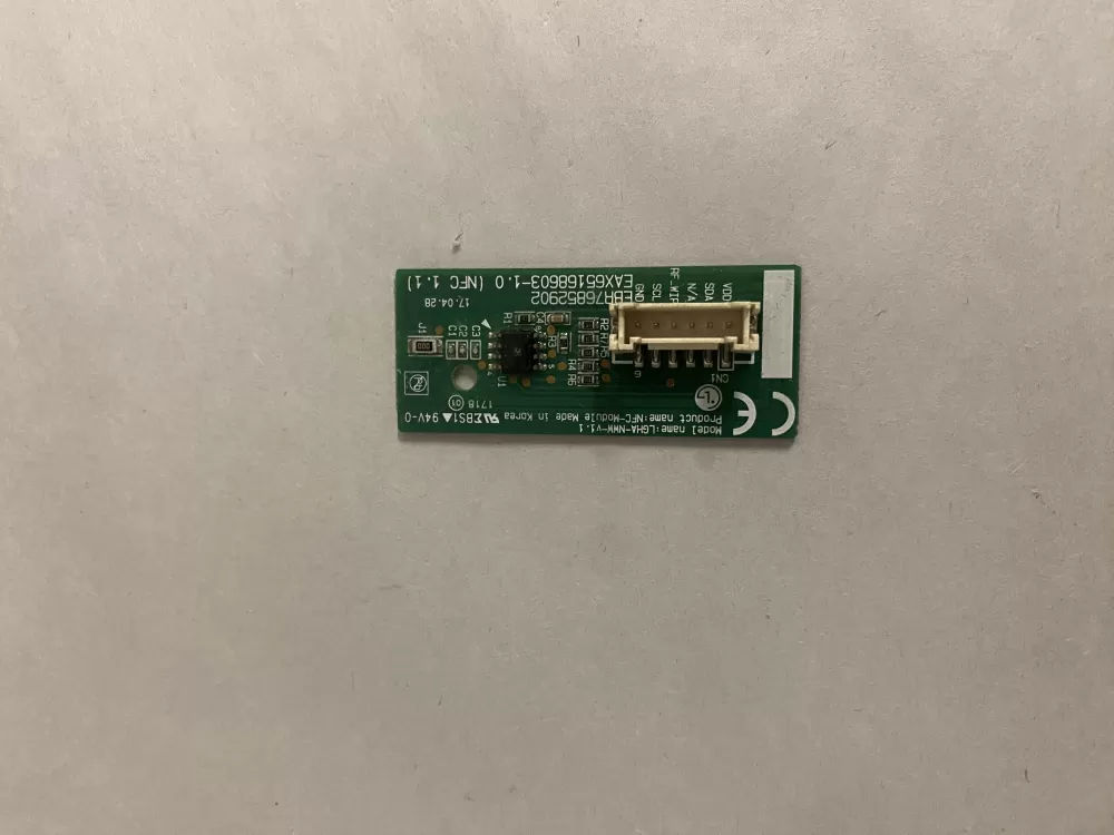LG EBR76852902 Dishwasher NFC Module Part#