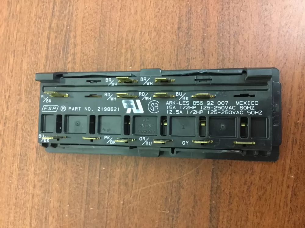 Whirlpool Maytag 2198621 Refrigerator Control Board Dispenser AZ29700 | NR1035