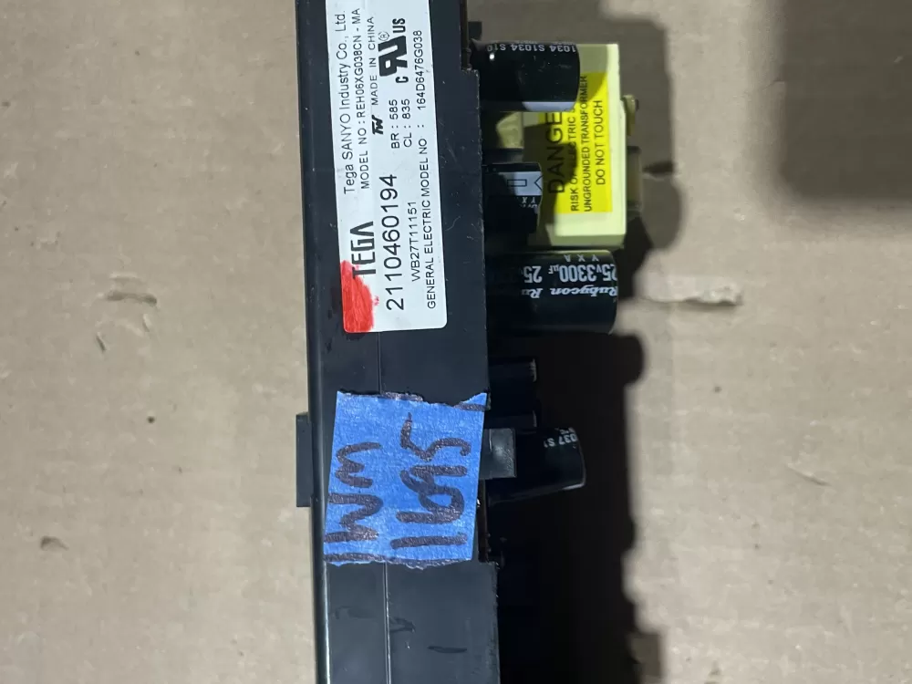 GE WB27T11151 164D6476G038 Range Oven Electronic Control Board AZ89427 | Wm1695