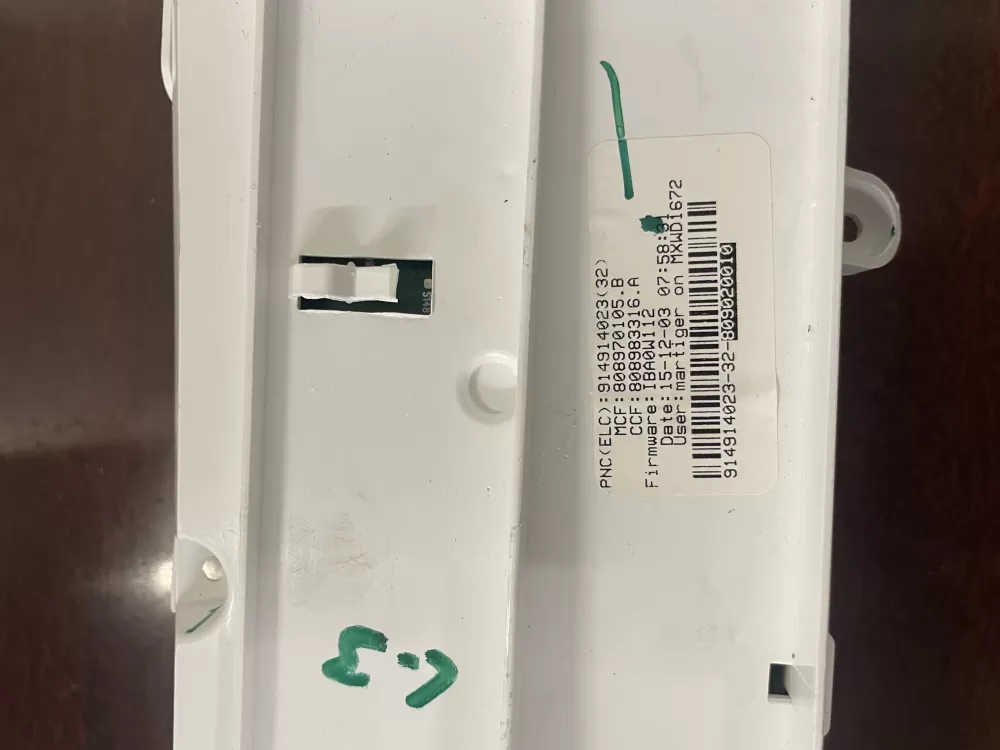Electrolux 809020010 914914022 Washer Control Board AZ36625 | KMV304