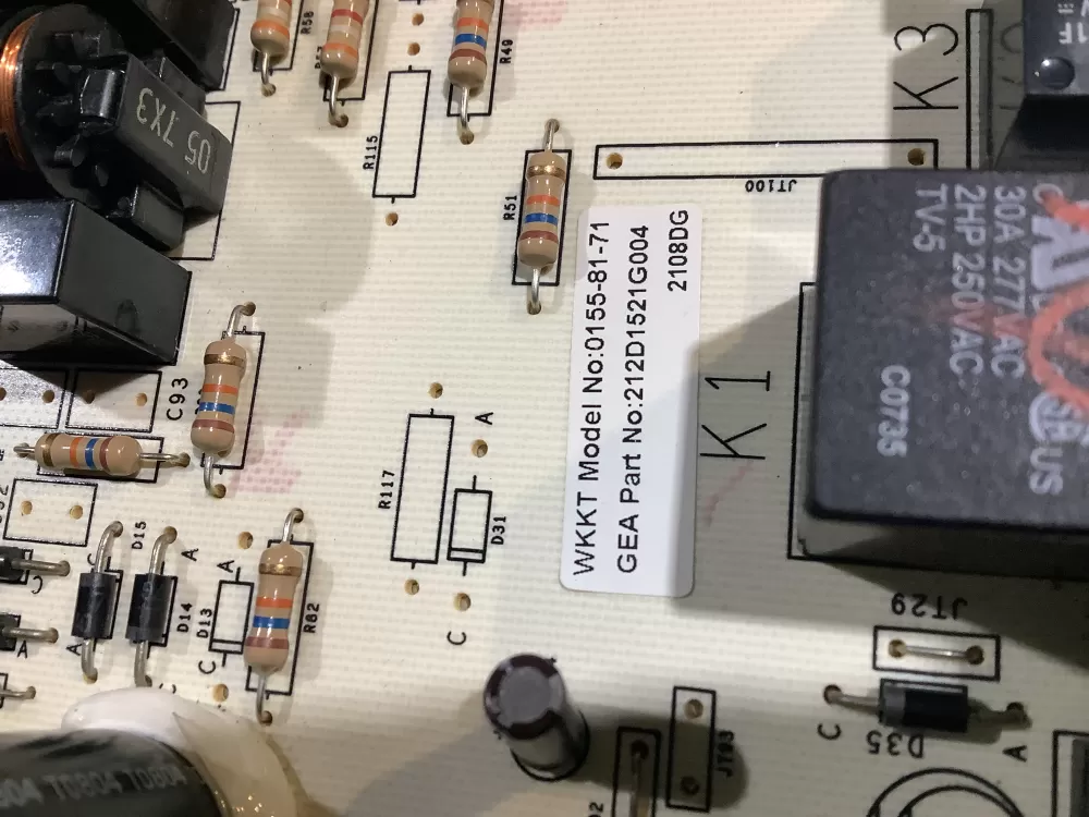 GE 212D1521G004 Dryer Control Board AZ143643 | NRV758