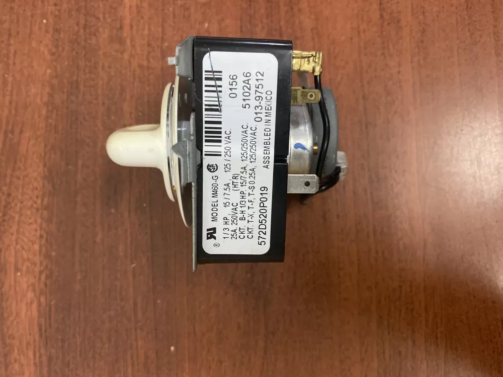 GE 572D520P019 WE4M189 Dryer Timer