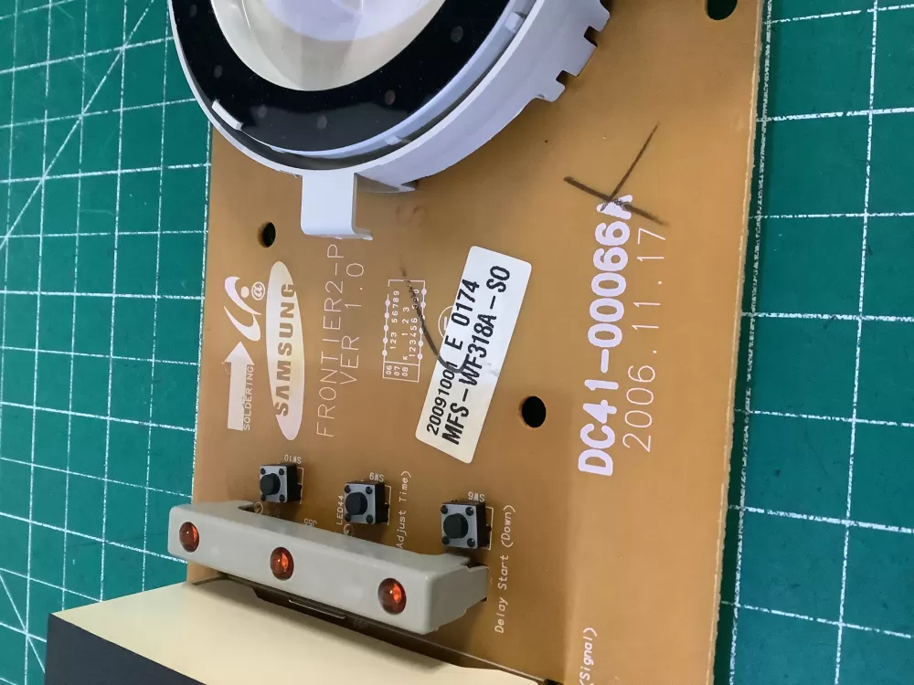 Samsung DC41-00066A Washer Control Board AZ209940 | NR1771