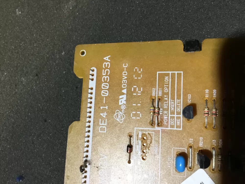 Samsung DE41 00353A Oven Range Control Board AZ99474 | NR78