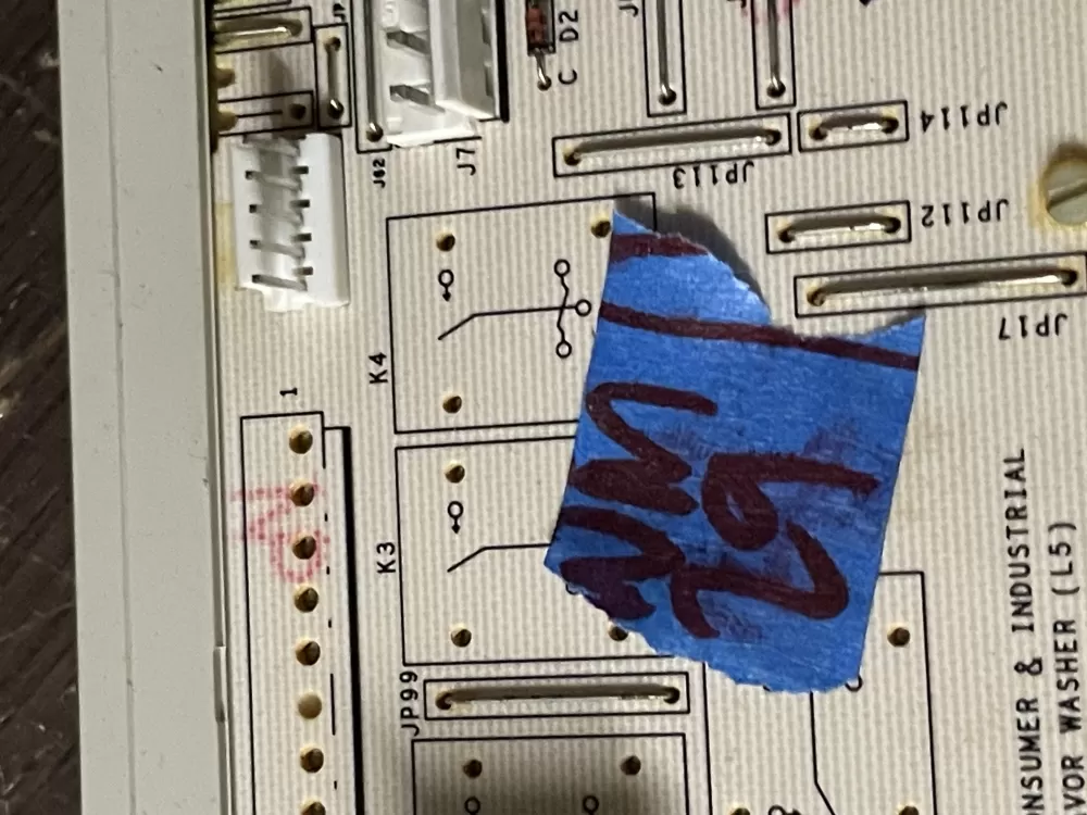 GE 175D5261G035 EBX1129P004 WH12X10508 Washer Control Board AZ46072 | Wm29