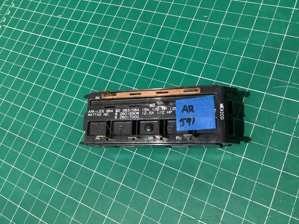 Maytag 6 2601690W Washer Temperature Switch AZ194174 | AR591
