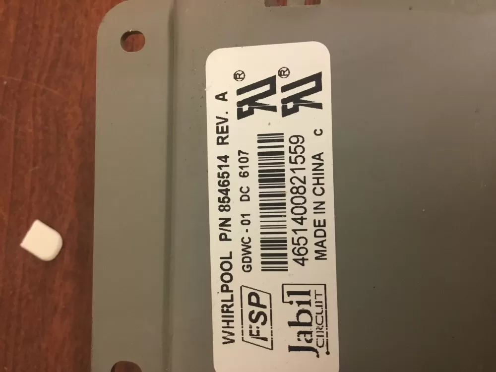 Whirlpool Kenmore 8546514 Dishwasher Control Board W10039780 AZ33787 | NR1687