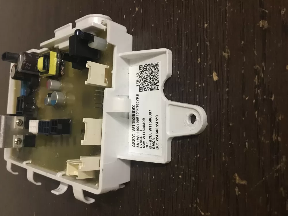 Whirlpool W11538092 W11543997 PS16555301 Washer Control Board AZ16540 | NR208