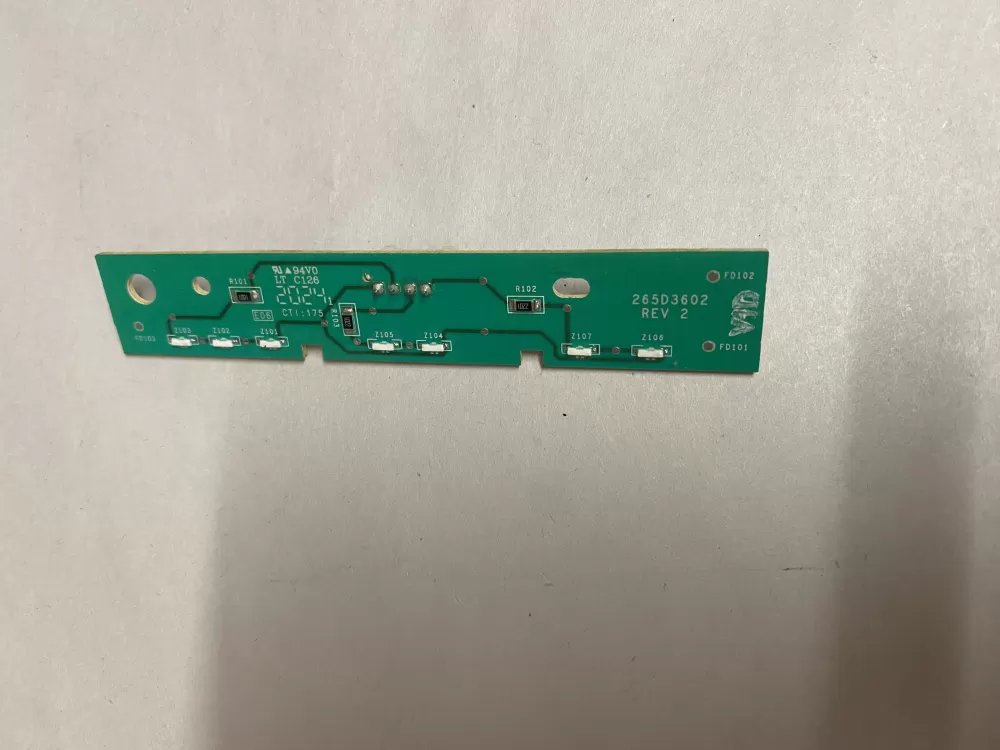 GE 265D3602G001 Dishwasher Control Board Panel