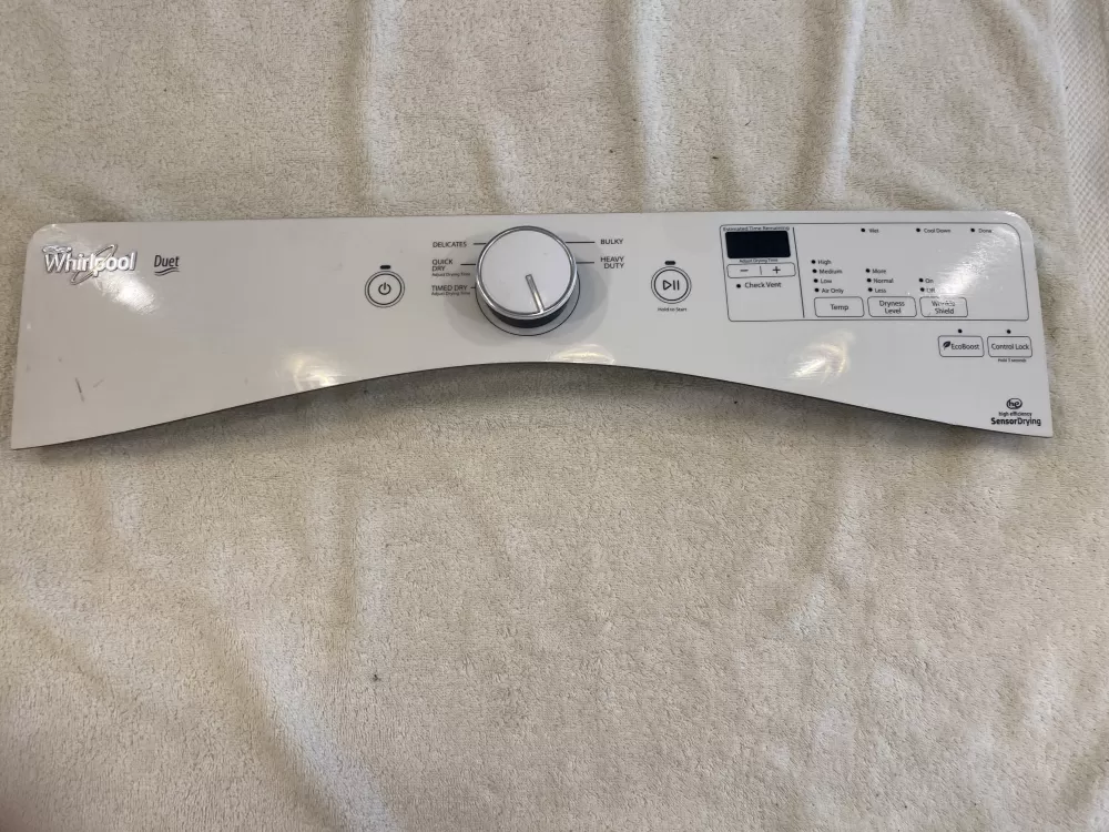 Whirlpool W10639903 Dryer Control Board Panel