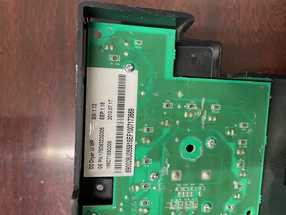 GE 175D6322G005 189D7159G005 Dryer Control Board AZ34265 | KMV372