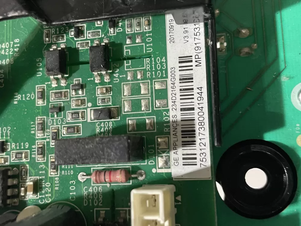 GE WE22X35978 AP7211612 234D2315G003 Dryer Control Board AZ192542 | Wmv169