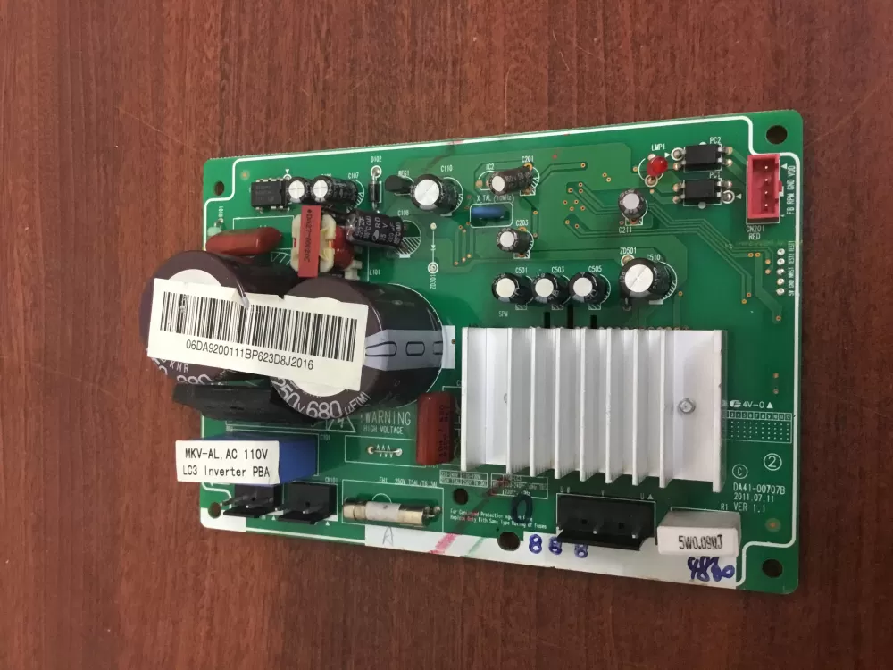 Samsung DA92-00111B Refrigerator Inverter Control Board