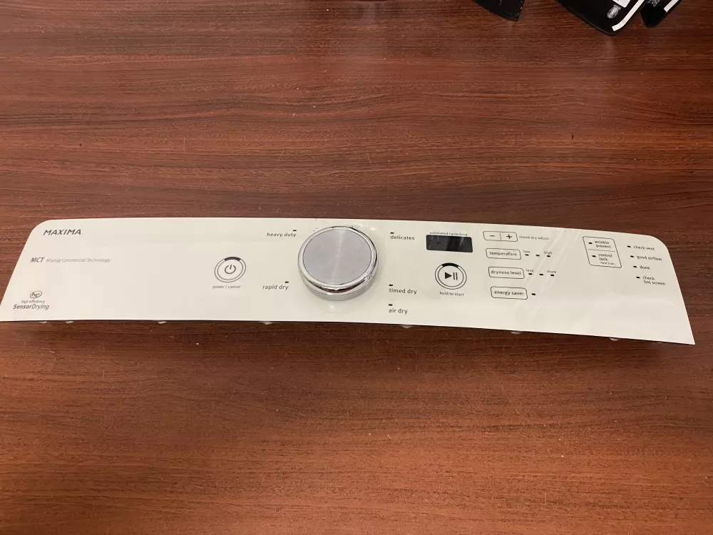 Maytag W10433017 W10748477 PS11722556 Dryer Control Panel