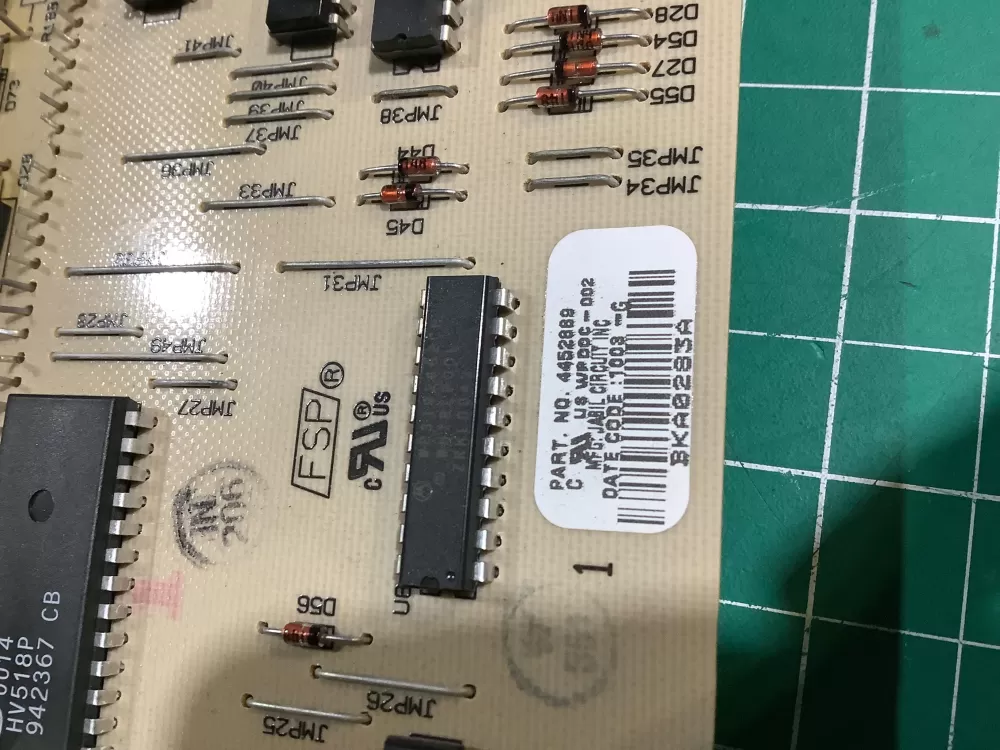 Whirlpool Oven Clock Control Board P/N 4452889 3192864 AZ148648 | NR2488