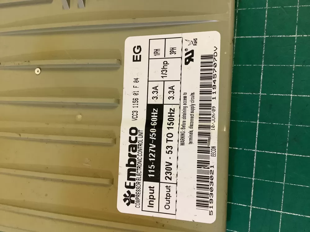 GE 519303021 Refrigerator Invter Control Board AZ198015 | NR2764