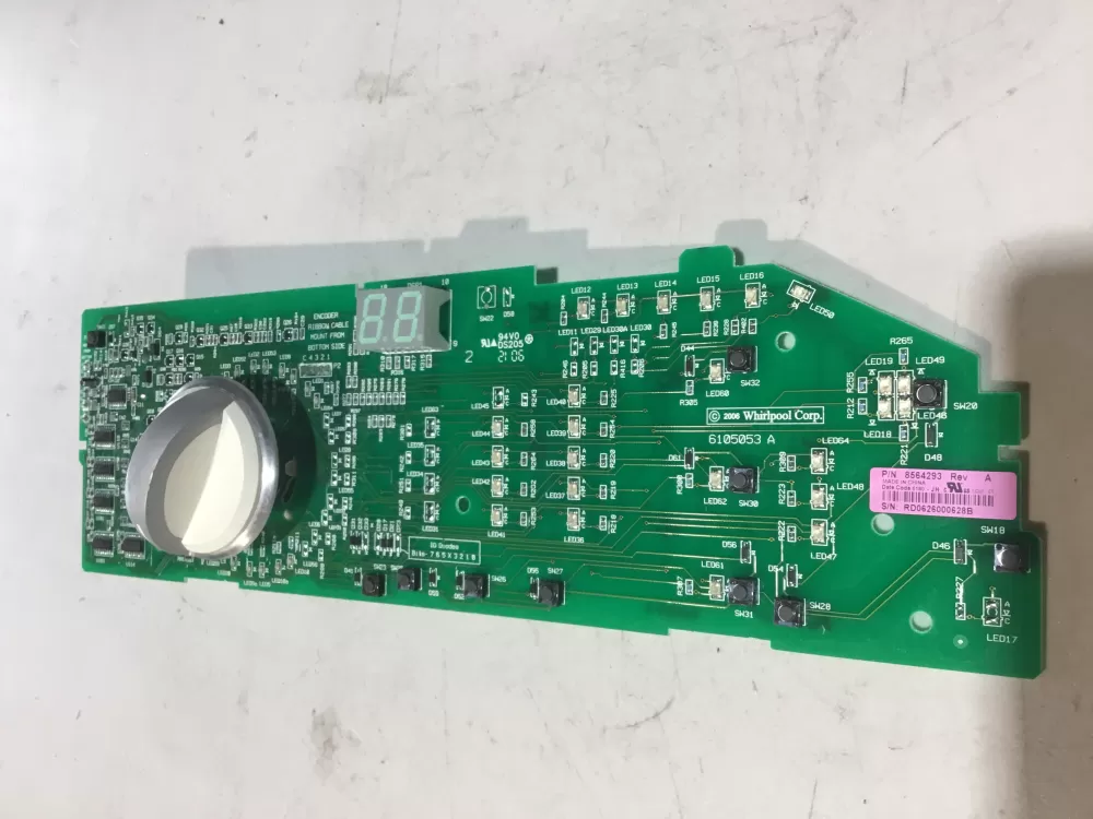 Whirlpool 8564293 8563974 Dryer Control Board AZ49141 | NR1800