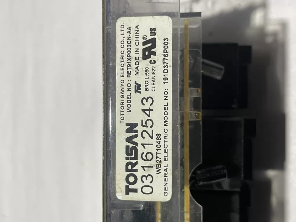 Kenmore Hotpoint GE WB27K10214 Range Control Board AZ122826 | Wm1556