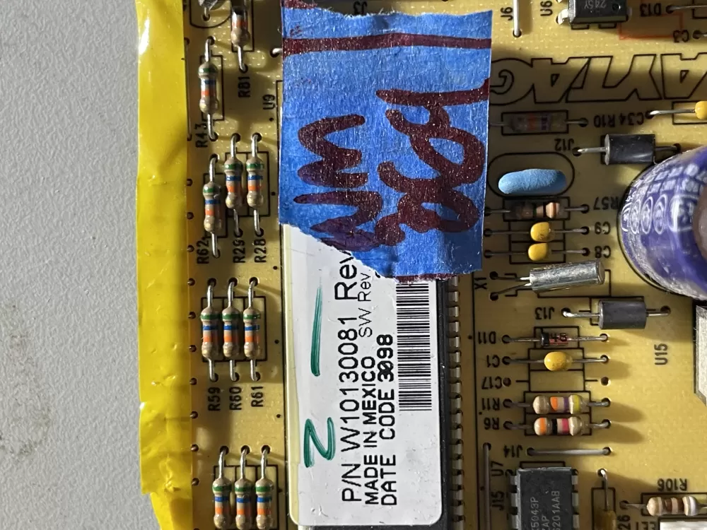 Maytag W10130081 Dryer Display Control Board AZ39951 | Wm369