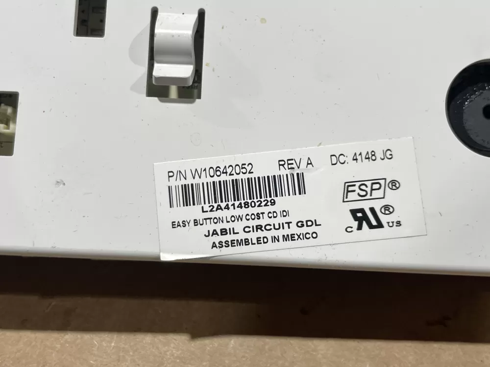 Kenmore WPW10642052 Refrigerator Control Board Dispenser AZ78766 | Wm2034