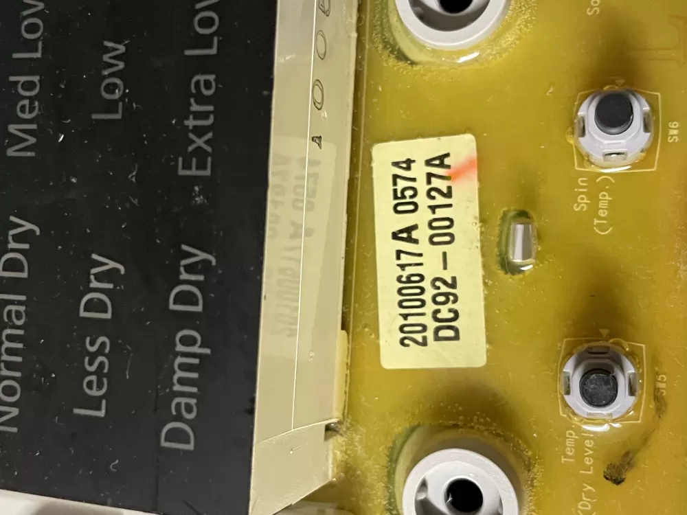 Samsung DC92 00127A Dryer Control Board AZ50453 | Wmv457