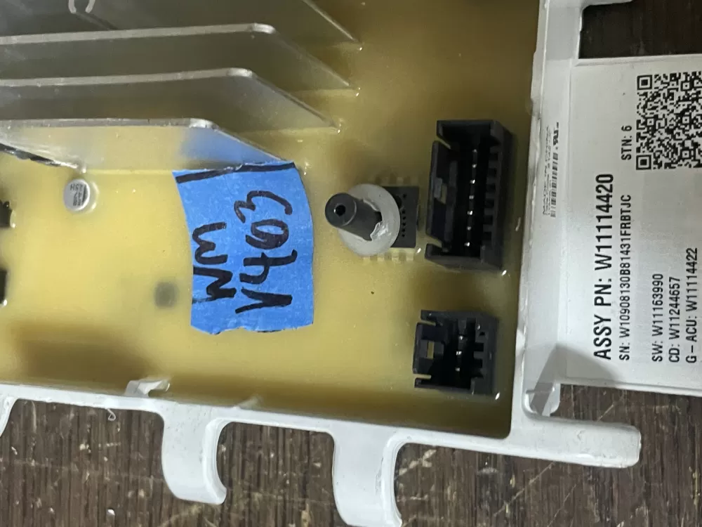 Whirlpool Maytag W11114420 W11266624 Washer Control Board AZ50928 | Wmv463