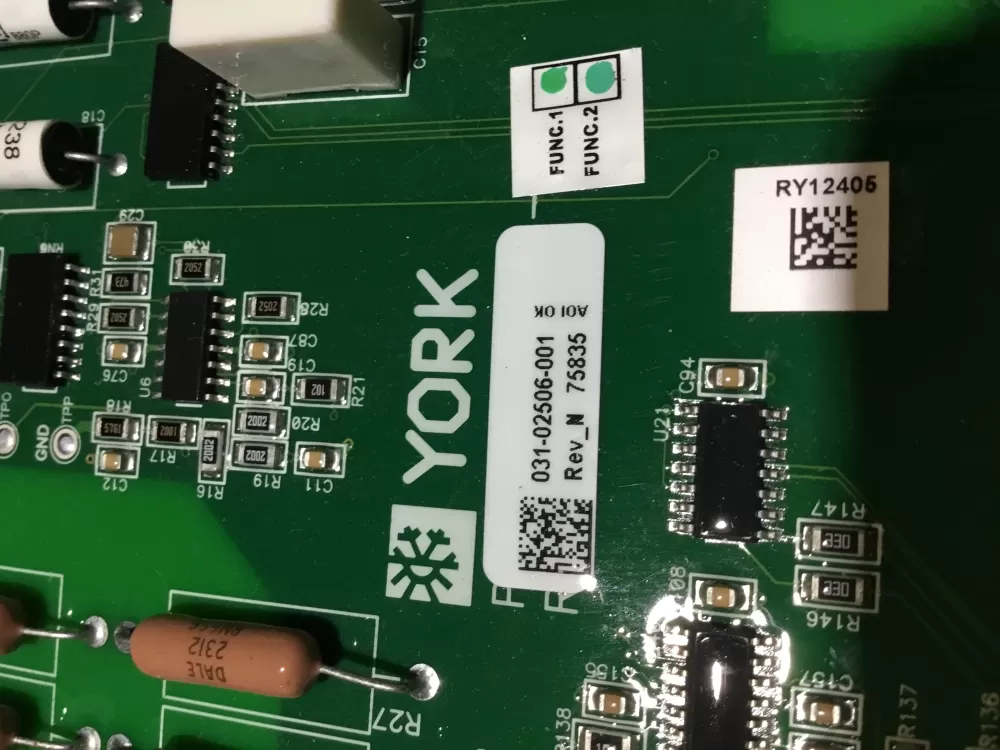 York 031 02506 001 Chiller Control Board AZ78639 | NRV611