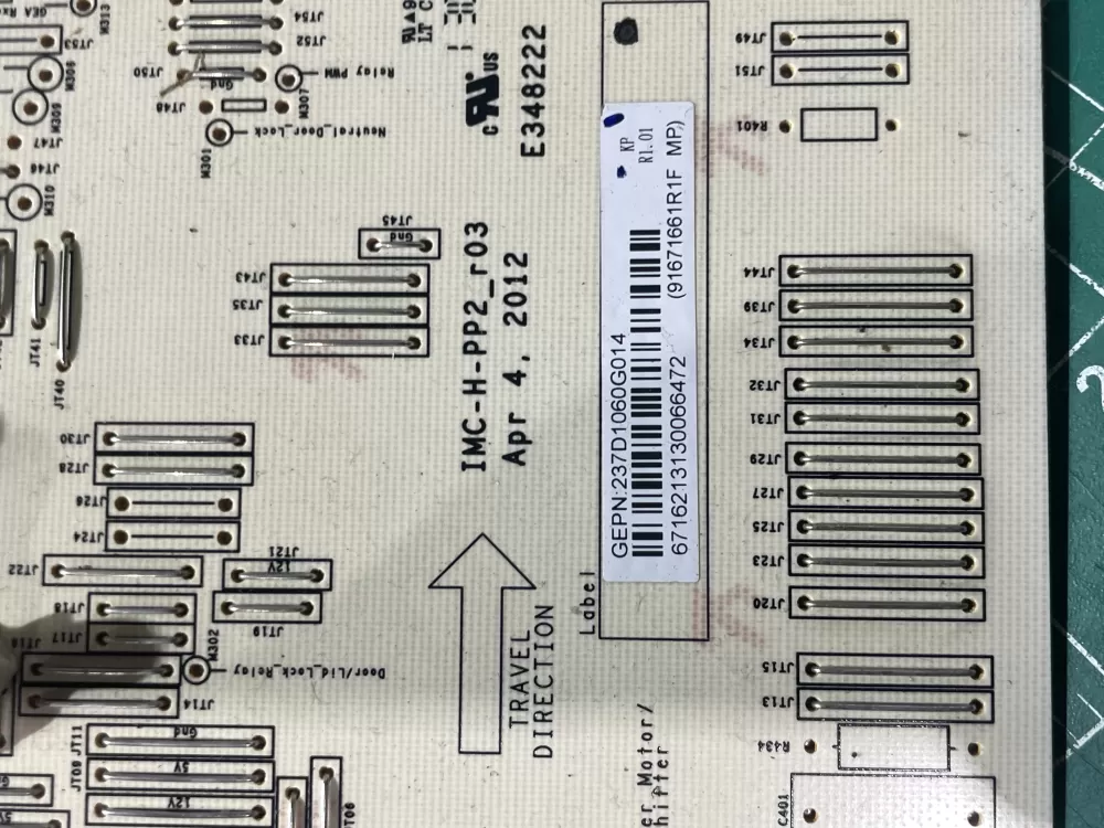 GE 237D1060G014 Washer Control Board AZ197497 | Wmv895