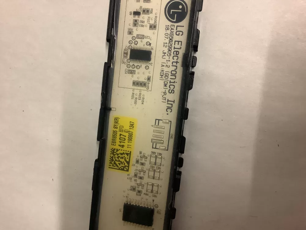 LG EBR85054107 Dishwasher Control Board UI Panel AZ212405 | ZCV940