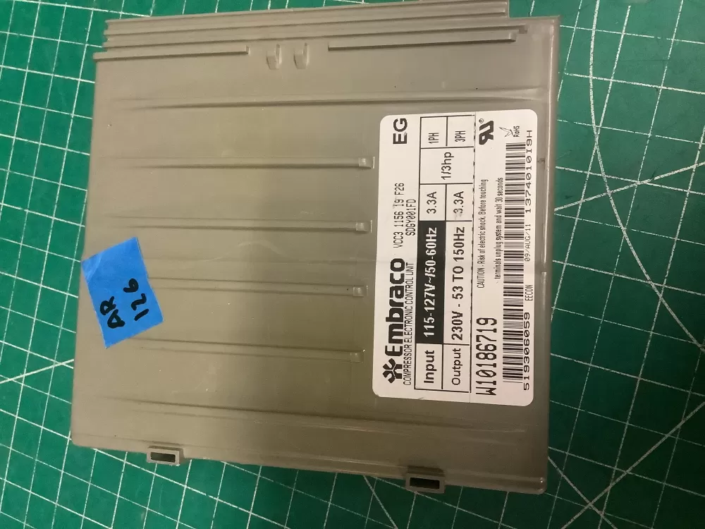 Whirlpool W1089391 Refrigerator Compressor Inverter Control AZ197810 | AR126