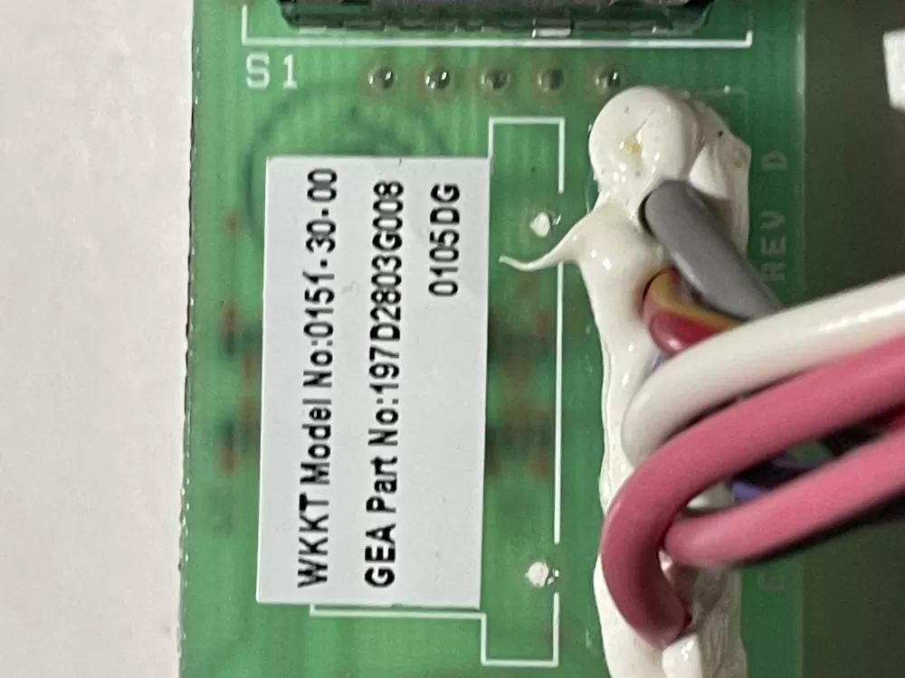 GE 197D2803G008 Refrigerator Control Board AZ145176 | Wm1015