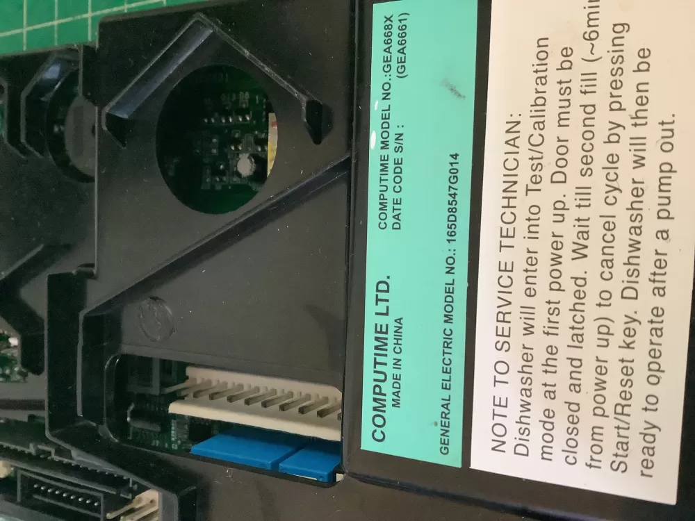 GE 165D8547G014 Dishwasher Control Board AZ198720 | NR2769