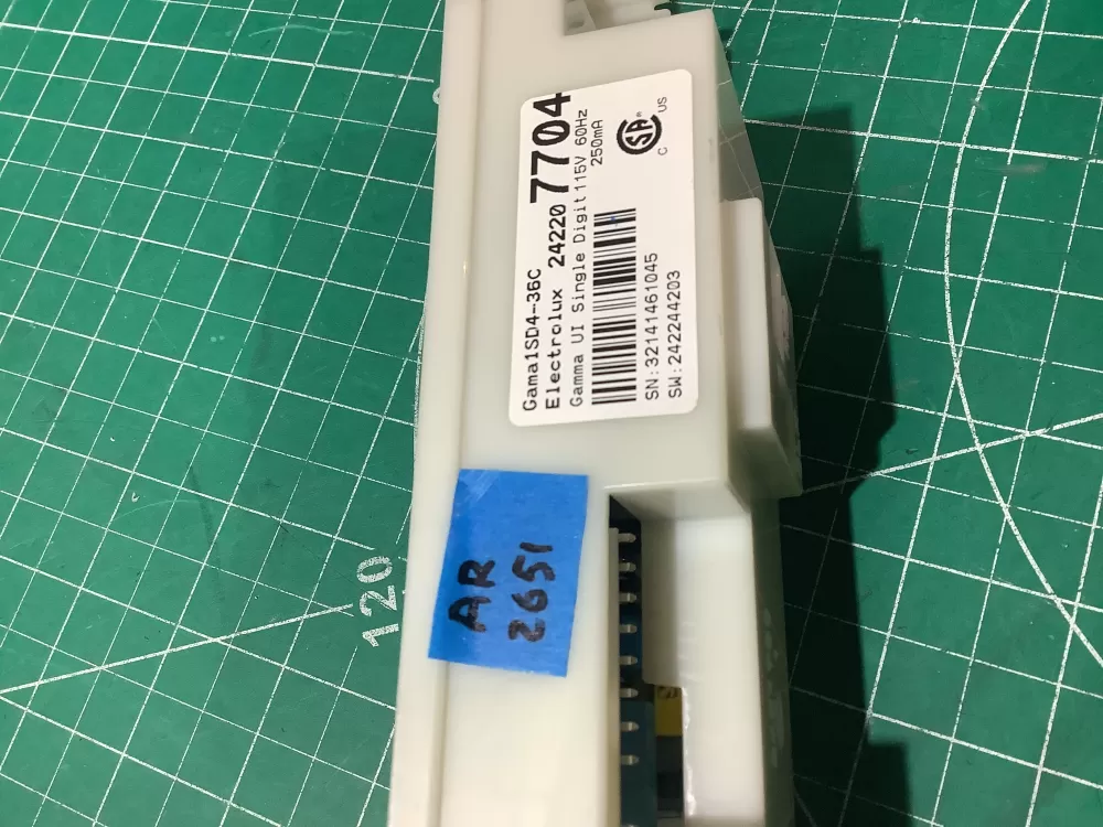 Frigidaire A01078804 242207704 Refrigerator UI Control Board AZ193925 | AR2651