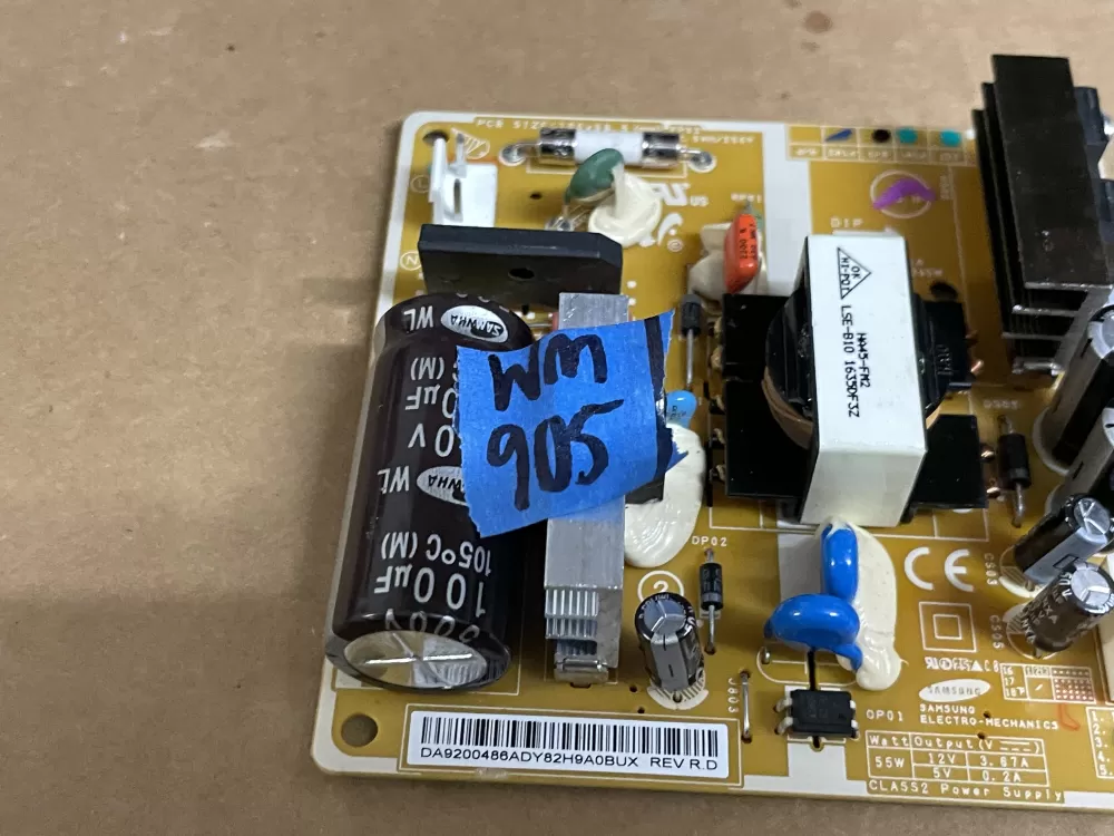 Samsung DA92-00486A AP5914912 Refrigerator Control Board AZ101510 | Wm905