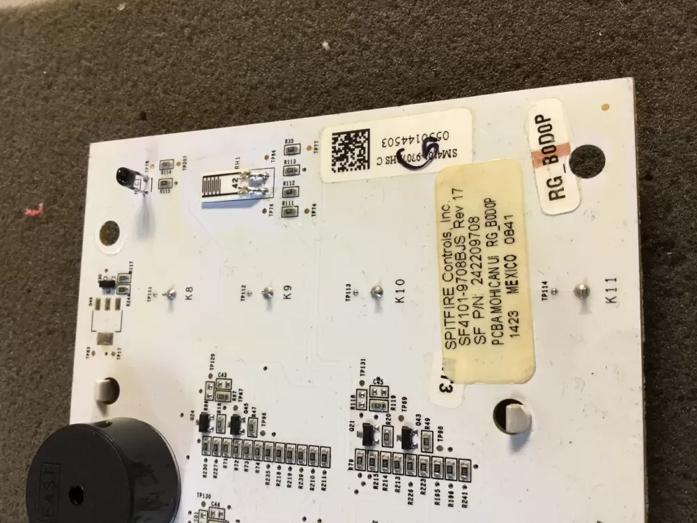 Frigidaire 242209708 Refrigerator Display Control Board AZ105372 | NR384