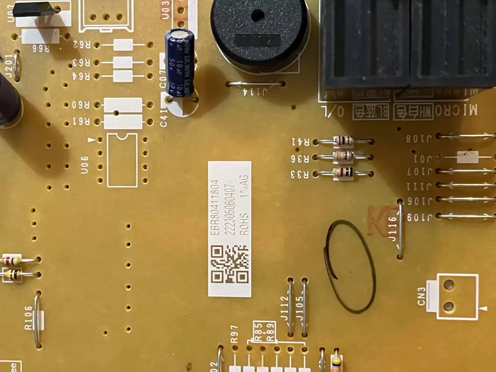 LG Kenmore EBR80411804 AP7223334 Microwave Control Board Panel AZ161530 | KM163