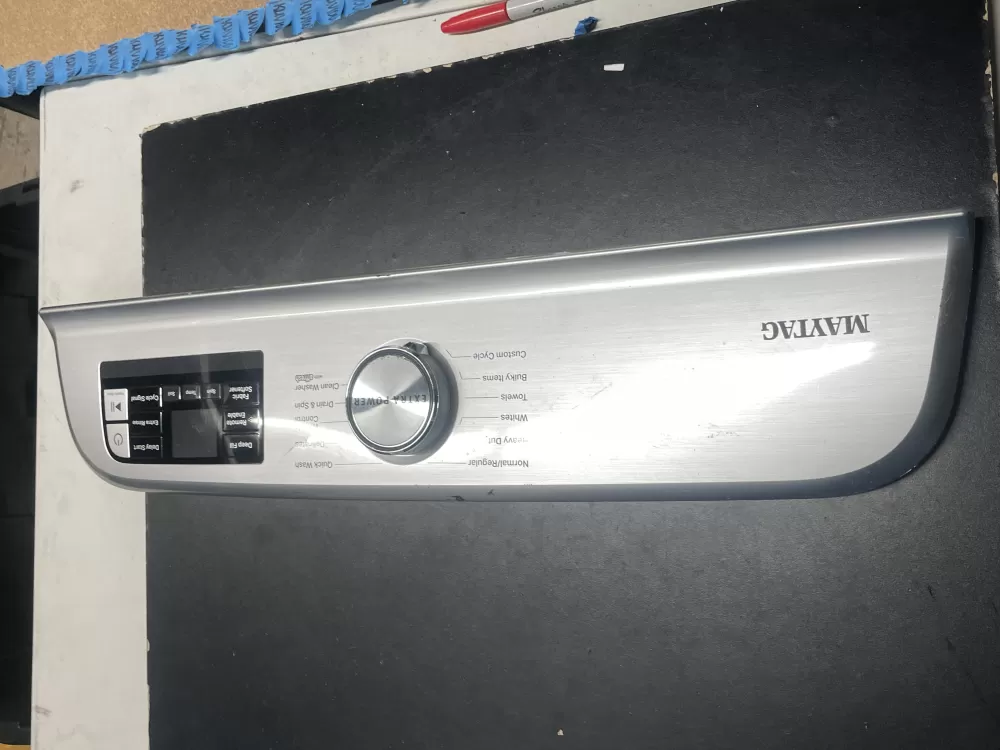 Maytag AP6990309 W11130428 W11413404 KNBASYWSRV1 Washer Console Panel Control Board Assembly