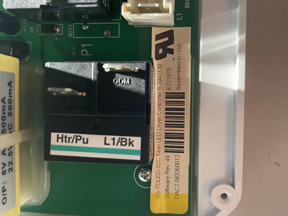 Maytag 41030101 E211075 Commercial Dryer Display Control Board AZ39977 | Wm382