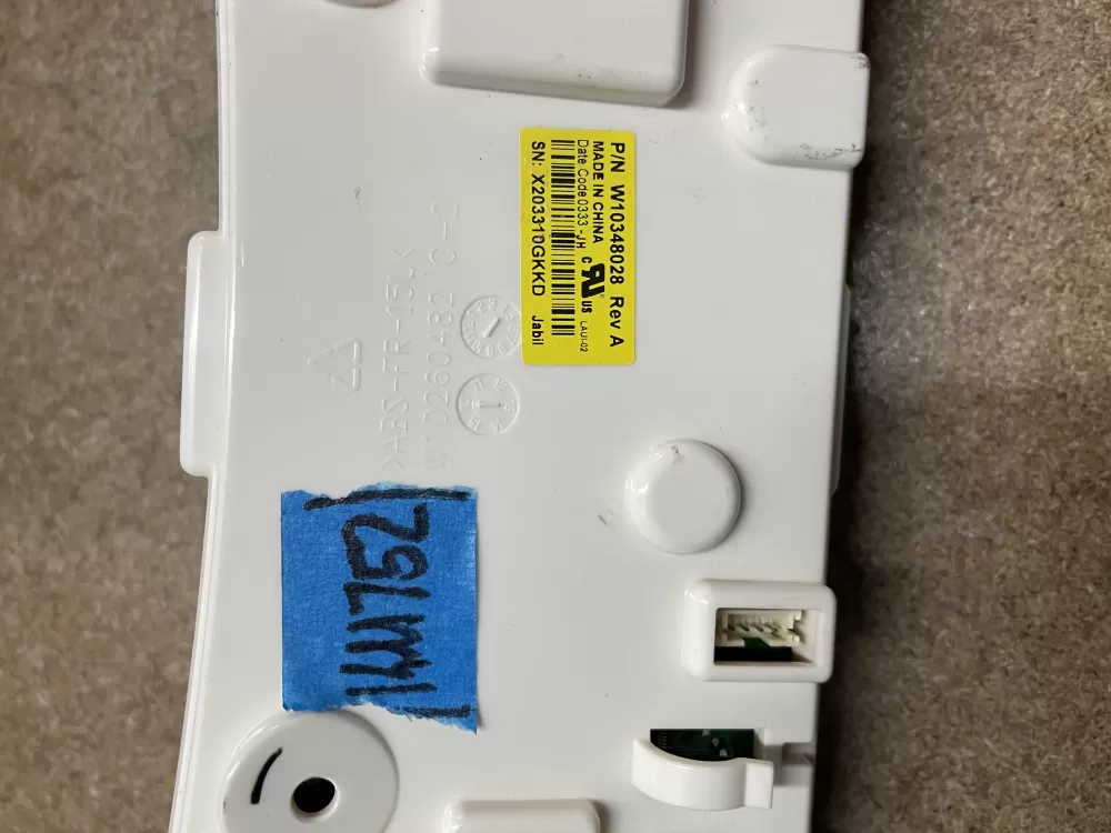 Whirlpool W10444950 W10348028 Dryer W10352341 AZ12836 | KM752