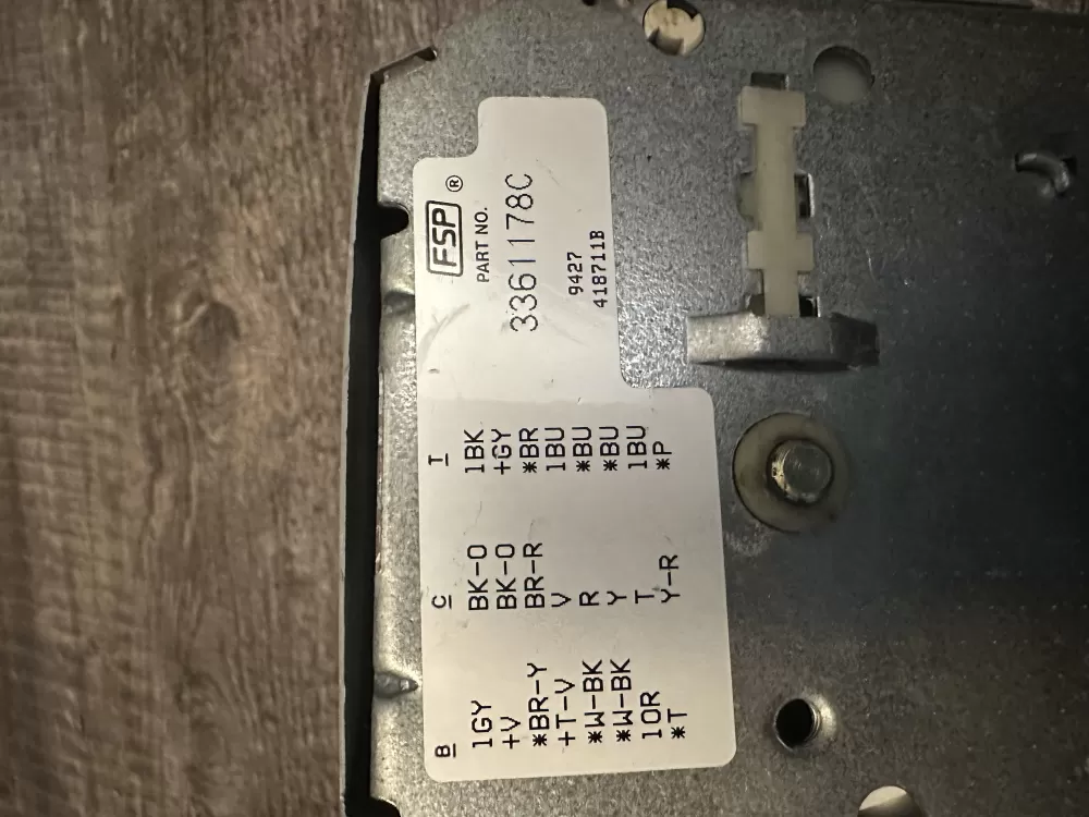 Whirlpool Washer Timer Part#3361178c  3361178C 3361178 AZ3 | V313