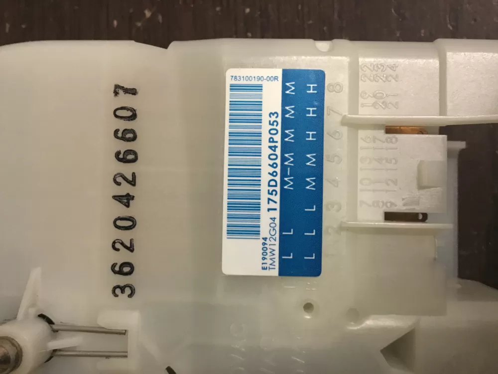 GE WH12X10527 175D6604P053 Washer Timer AZ15605 | NR6