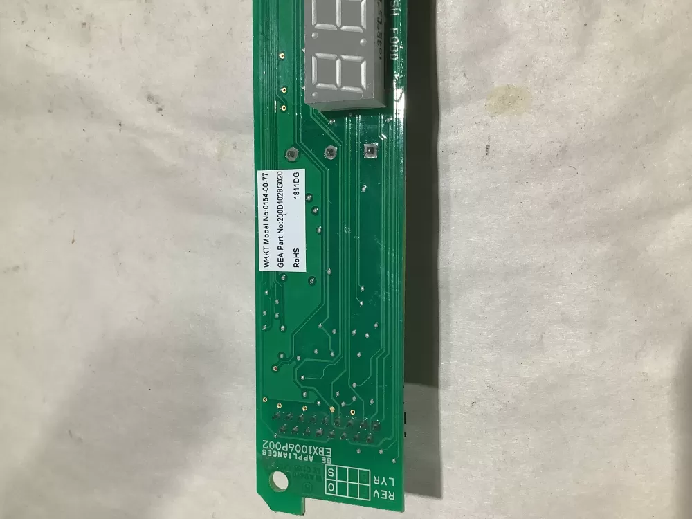 GE 200D1028G020 Refrigerator Control Board