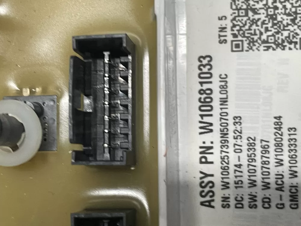 Whirlpool W10681033 W10812422 PS11723056 Washer Control Board AZ11754 | 628