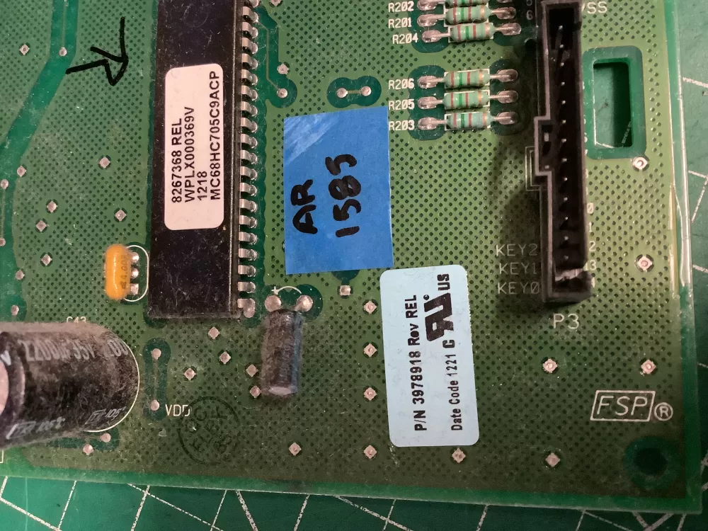 Whirlpool Kenmore WP8546219 3980062 A Dryer Control Board AZ209497 | AR1585