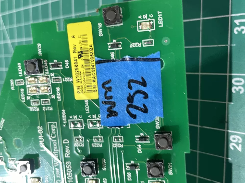 Maytag W10268841 W10240482 WPW10268841 Washer WP Control Board AZ195250 | Wm252